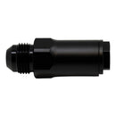 DeatschWerks 8AN Male Flare to 1/2in Ford Male EFI Quick Connect Adapter - Anodized Matte Black-1