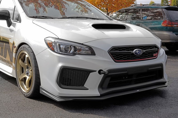 PERRIN 18-21 Subaru WRX & STI / 13-25 BRZ / 17-20 Toyota 86 Tow Hook Kit (Front) - Flat Black
