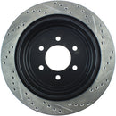 StopTech 04-09 Ford F150 / 06-08 Lincoln Mark LT Rear Right Slotted & Drilled Rotor-2
