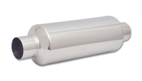 Vibrant SS Resonator (Standard Design) 2.5in inlet/outlet x 18in long w/ 5in OD resonator body - 0