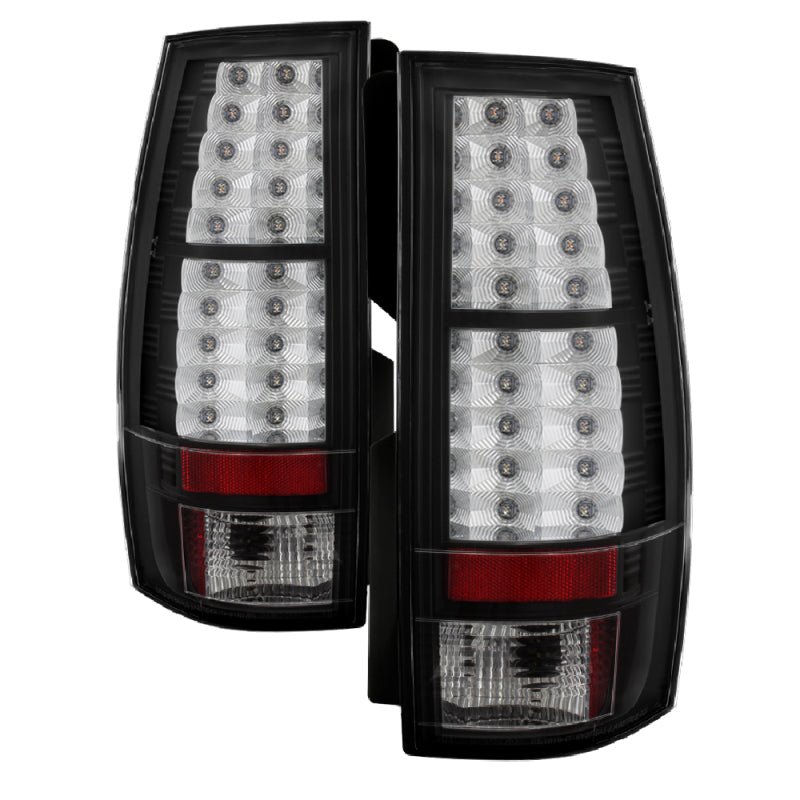 Spyder Chevy Suburban/GMC Yukon/Yukon Denali 07-14 LED Tail Lights Blk ALT-YD-CSUB07-LED-BK - 0