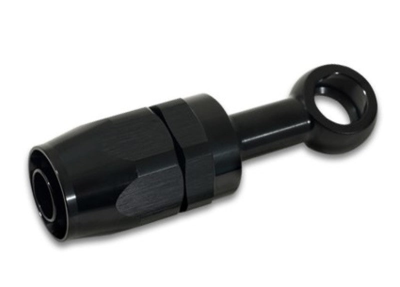 Vibrant Single -6AN x 10mm ID Banjo to Hose End Aluminum Fitting - 0