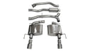 Corsa 2013-2019 Cadillac ATS Sedan 2.0L A/T Polished Sport Dual Rear Cat-Back Exhaust-1