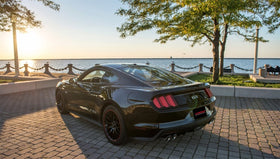 Corsa 2015-2017 Ford Mustang GT 5.0 3in Cat Back Exhaust Polish Quad Tips (Sport) - 0