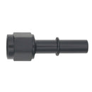 DeatschWerks 6AN Female Flare Swivel to 3/8in Male EFI Quick Disconnect - Anodized Matte Black-1