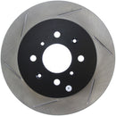StopTech 02-03 Honda Civic Si Hatchback Slotted Left Rear Rotor-1