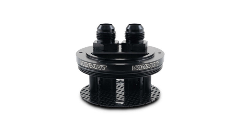 Vibrant 2-Port Catch Can Lid Assembly - 0