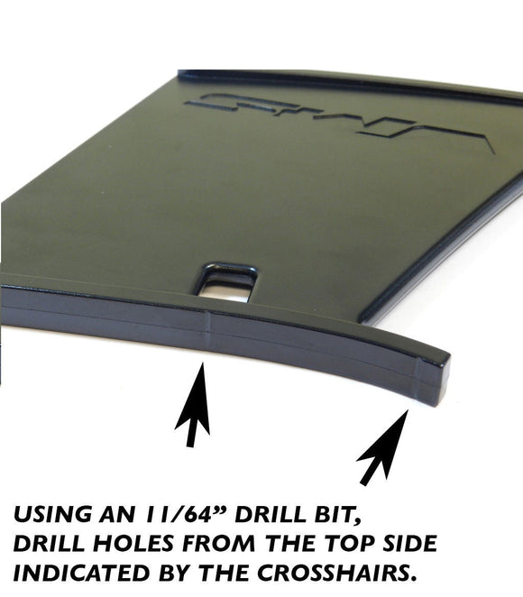 04-07 SUBARU WRX STI REAR WING SPOILER STABILIZER SUPPORT