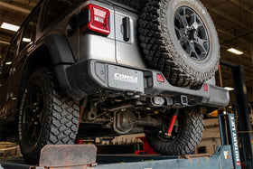 Corsa 2018-2025 Jeep Wrangler JLU 3.6L Sport 2.75in Cat-Back Exhaust w/ Turn Down Tip - 0