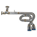 Remark 2022+ Honda Civic Sport Hatchback FL2 (Link Loop) Catback Exhaust Burnt Stainless Steel Tip-1