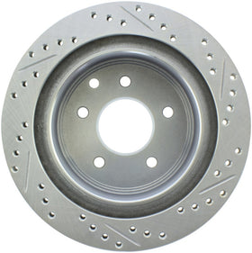 StopTech Select Sport Nissan Slotted and Drilled Right Rear Rotor - 0