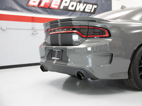 aFe MACH Force-XP 4-1/2in Carbon Fiber OE Replacement Exhaust Tips - 15-19 Dodge Charger/Hellcat - 0