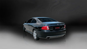 Corsa 05-06 Pontiac GTO 6L V8 2.5in Sport Cat-Back Exhaust + XPipe w/Dual Exit Single 4in BlackTips - 0