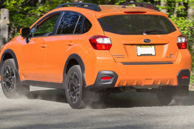 Rally Armor 13-17 Subaru Crosstrek XV Black UR Mud Flap w/Teal Altered Font Logo - 0