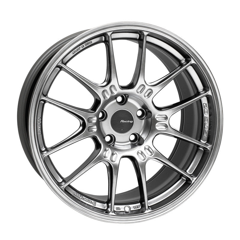 Enkei GTC02 18x9 5x112 25mm Offset 66.5mm Bore Hyper Silver Wheel - 0