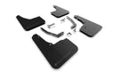 Rally Armor 25-26 Subaru Forester &amp; Hybrid Black UR Mud Flap w/Grey Logo-1