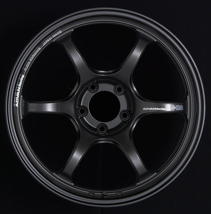 Advan RG-D2 18x9.5 +35 5-120 Semi Gloss Black Wheel - 0