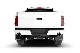 Rally Armor 21-25 Ford F-150 (Excl. Raptor) Black UR Mud Flap w/White Logo - 0