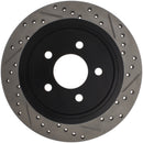StopTech 05-10 Ford Mustang Slotted & Drilled Left Rear Rotor-2