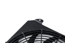 CSF 92-00 Honda Civic All-Aluminum Fan Shroud w/12in SPAL Fan - Black Finish-3