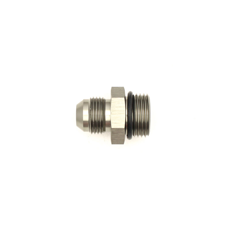 DeatschWerks 10AN ORB Male to 8AN Male Flare Adapter (Incl O-Ring) - Anodized Matte Black - 0