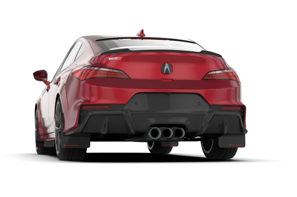 Rally Armor 23-26 Acura Integra Type S Black Mud Flap w/Dark Grey Logo