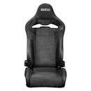 Sparco SP-R Seat BLK/BLK White Logo-2