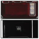Spyder 07-16 Jeep Wrangler Version 2 Light Bar LED Tail Lights - Red Clear (ALT-YD-JWA07V2-LBLED-RC)-4