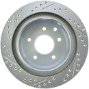 StopTech Select Sport Nissan Slotted and Drilled Left Rear Rotor-2