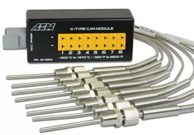 AEM 8 Channel K-Type Thermocouple EGT CAN Module - 0