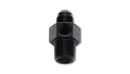 Vibrant -6AN Male to 3/8in NPT Male Union Adapter Fitting w/ 1/8in NPT Port-2