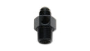 Vibrant -8AN Male to 3/8in NPT Male Union Adapter Fitting w/ 1/8in NPT Port-2
