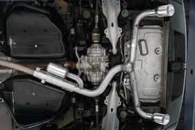 MBRP 2021+ Ford Bronco Sport (1.5L / 2.0L EcoBoost) 2.5in Res-Back Exhaust - Dual Rear - Black - 0
