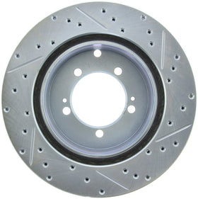 StopTech Select Sport Drilled & Slotted Rotor - Front Left - 0