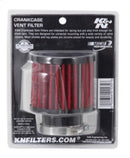 K&N 1.5in Flange ID x 3in OD x 2.5in H Rubber Base Crankcase Vent Filter-7