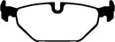 EBC 99-01 Saab 9-5 2.3 Turbo (Aero) Yellowstuff Rear Brake Pads-2