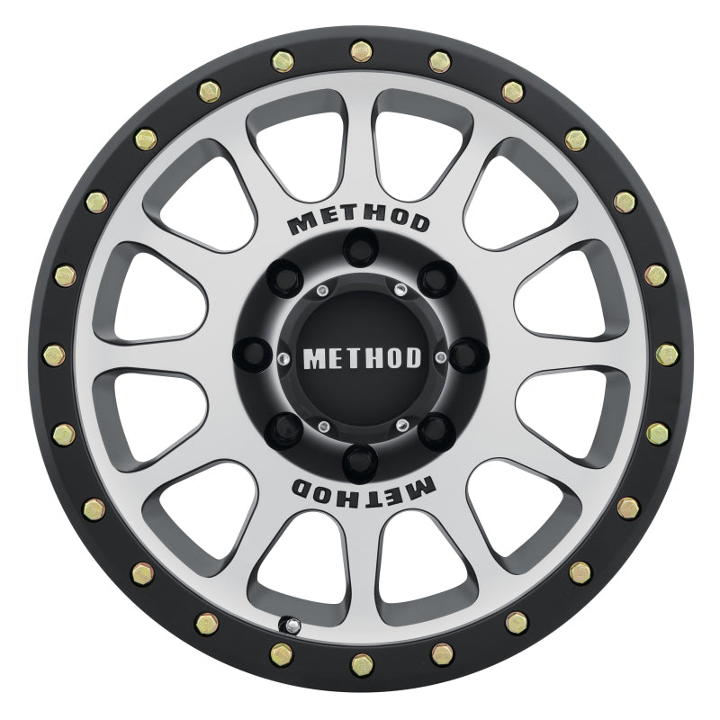 Method MR305 NV 17x8.5 0mm Offset 8x6.5 130.81mm CB Machined/Black Street Loc Wheel - 0