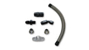 Vibrant Univ Top Mount Oil Drain Kit incl 20in Teflon lined S.S. hose Fitting-1