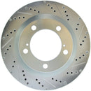 StopTech Select Sport 07-17 Toyota Tundra Sport Slotted & Drilled Front Left Rotor-1