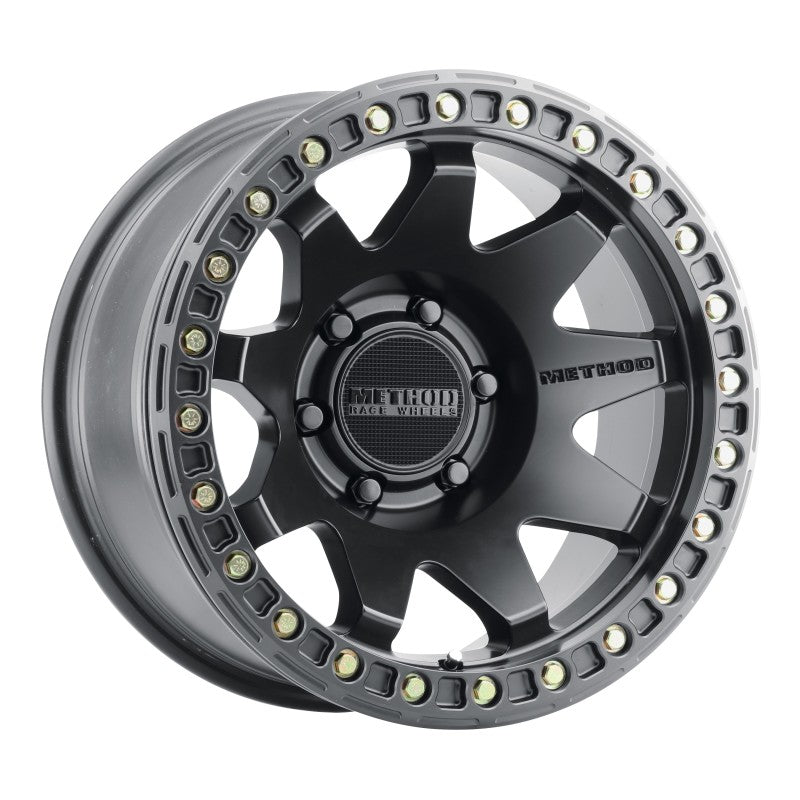 Method MR108 17x9 -44mm Offset 6x5.5 106.25mm CB Matte Black w/BH-H24125-38 Wheel - 0