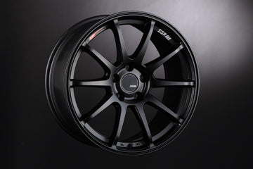 SSR GTV02 18x8.5 5x114.3 40mm Offset Flat Black Wheel 05-07 STI / 11+ tC - 0