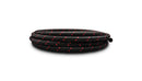 Vibrant -6 AN Two-Tone Black/Red Nylon Braided Flex Hose (5 foot roll)-1