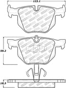 StopTech Street Select Brake Pads - Rear-1