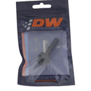 DeatschWerks 6AN ORB Male to 5/16in Male EFI Quick Connect Adapter - Anodized Matte Black-4