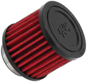 K&N 1.5in Flange ID x 3in OD x 2.5in H Rubber Base Crankcase Vent Filter - 0