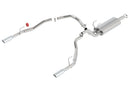 Borla 09-13 Dodge RAM 1500 5.7L CC/SB w/Fact Sngl Exhaust C/B 3x2.5in Single Round Rolled Split Rear-1