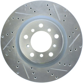 StopTech Select Sport 01-06 BMW M3 Slotted & Drilled Front Left Rotor - 0