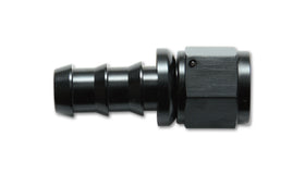 Vibrant -6AN Push-On Straight Hose End Fitting - Aluminum - 0