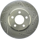 StopTech Select Sport 06-17 Dodge Charrger/14-17 Chrysler 300 Slotted & Drilled Front Left Rotor-1