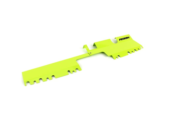 PERRIN 15-21 Subaru WRX/STI Radiator Shroud (With OEM Intake Scoop) - Neon Yellow